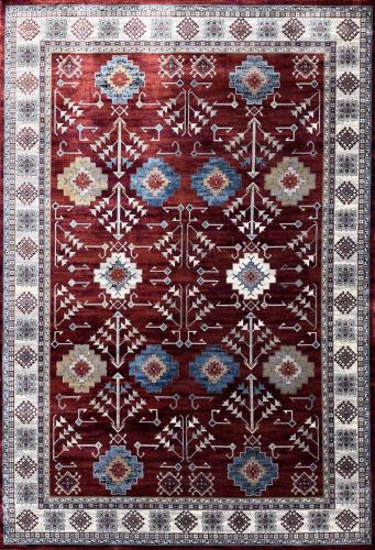 Классический Ковер Gabbeh 6473A Burgundy / Burgundy — купить в Красноярске с доставкой по России | Grand Carpets