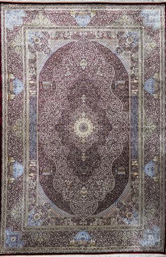 Классический Ковер Qum Original 246 Vinious — купить в Красноярске с доставкой по России | Grand Carpets