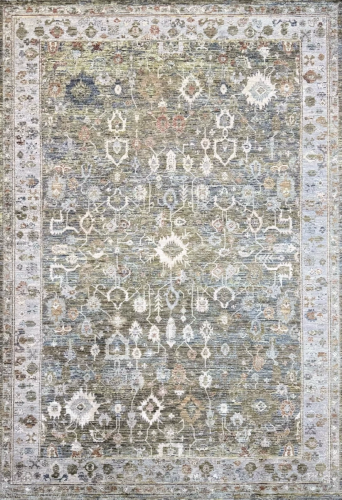 Винтажный Ковер Image MK11A Dark Grey / Brown Green — купить в Красноярске с доставкой по России | Grand Carpets