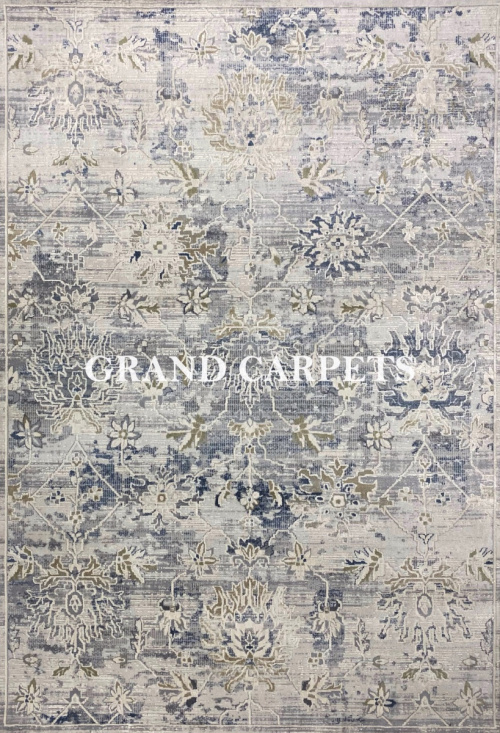 Винтажный Ковер Perla C546AC Beige / Blue — купить в Красноярске с доставкой по России | Grand Carpets