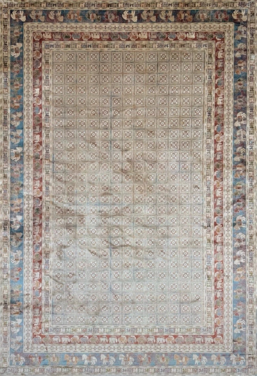 Классический Ковер Nobility S J835CH Beige / Blue — купить в Красноярске с доставкой по России | Grand Carpets