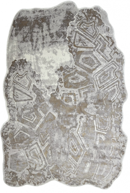 Абстрактный Ковер Silhouette Y244 Beige / Gold — купить в Красноярске с доставкой по России | Grand Carpets