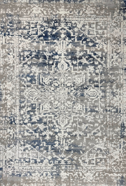 Классический Ковер Style 2875B Mavi / Krem — купить в Красноярске с доставкой по России | Grand Carpets