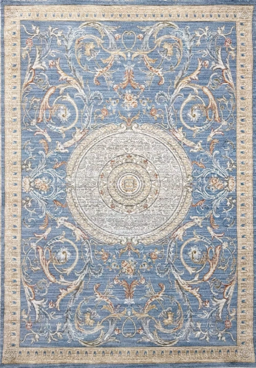 Классический Ковер Versailles 40931A Blue / Beige — купить в Красноярске с доставкой по России | Grand Carpets