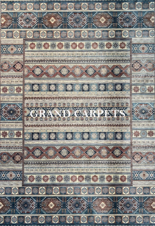 Восточный Ковер Gaudi EH05A Grey / Blue — купить в Красноярске с доставкой по России | Grand Carpets