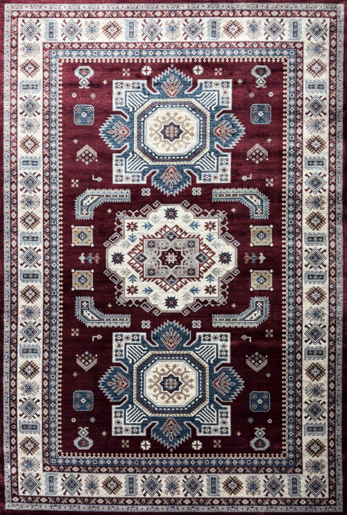 Классический Ковер Gabbeh 6474A Burgundy / Burgundy — купить в Красноярске с доставкой по России | Grand Carpets