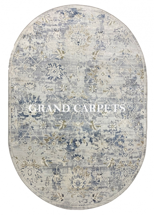 Винтажный Ковер Perla C546AC Beige / Blue — купить в Красноярске с доставкой по России | Grand Carpets