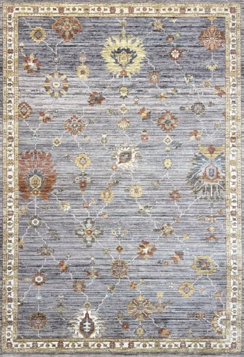 Винтажный Ковер Image MN09A Dark Grey / Cream — купить в Красноярске с доставкой по России | Grand Carpets
